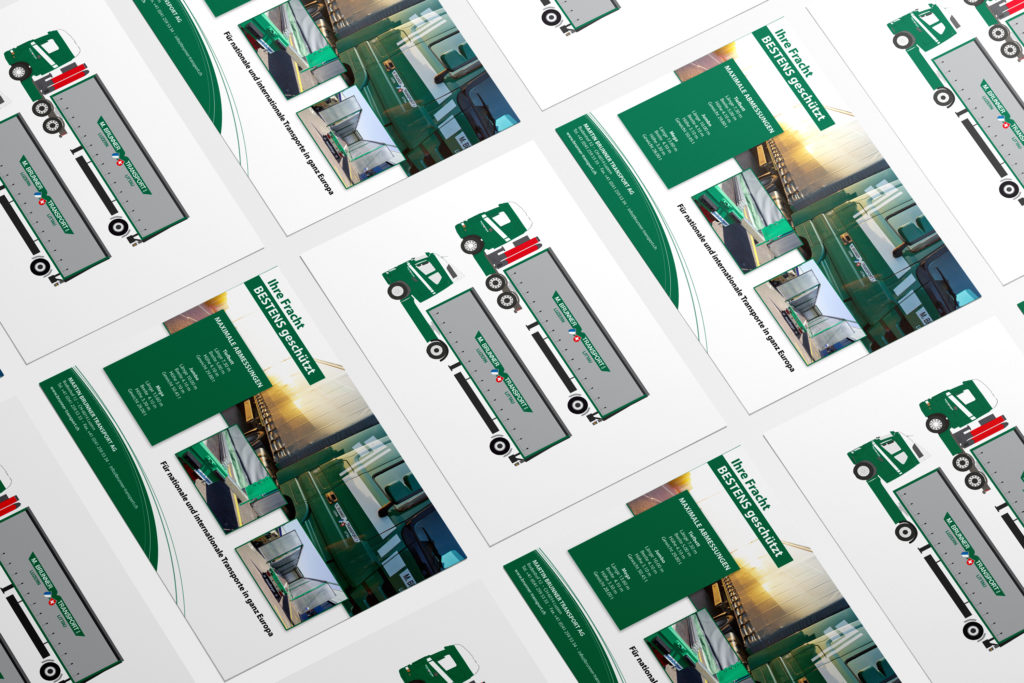 Flyerdesign für technische Informationen