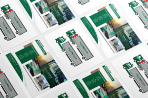 Flyerdesign für technische Informationen